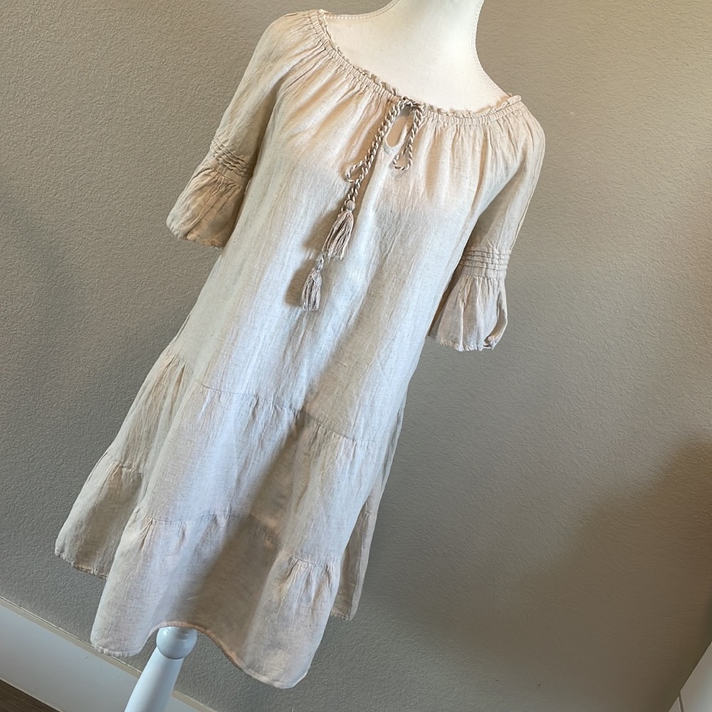 Mille Gabrielle Cream Dress Size S